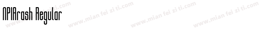 NPIArash Regular字体转换